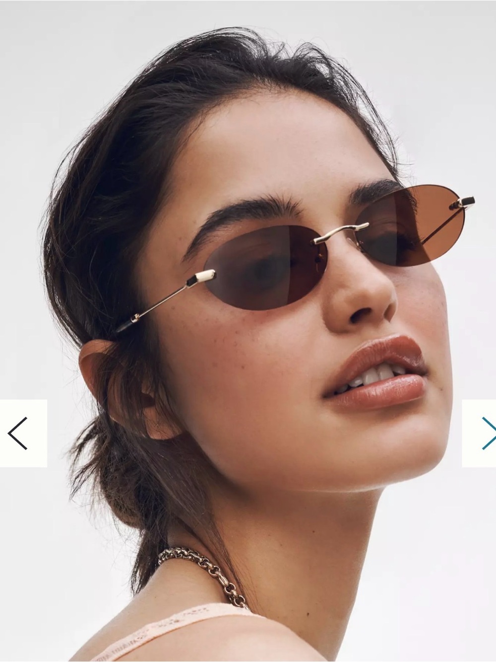 Jenny Bird Rimless Frameless Oval glasses